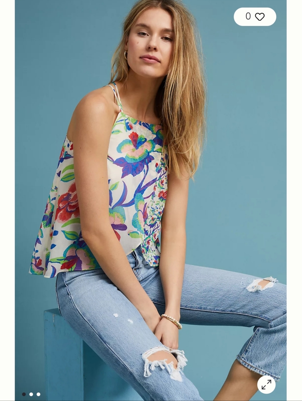 Anthropologie Maeve St. Lucia Tank